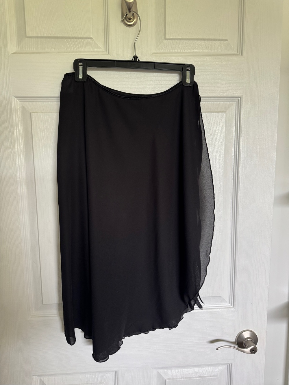 Natalie Dancewear Black Long Wrap Skirt